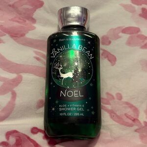 Bath & Body Works Vanilla Bean Noel Shower Gel - Festive Green